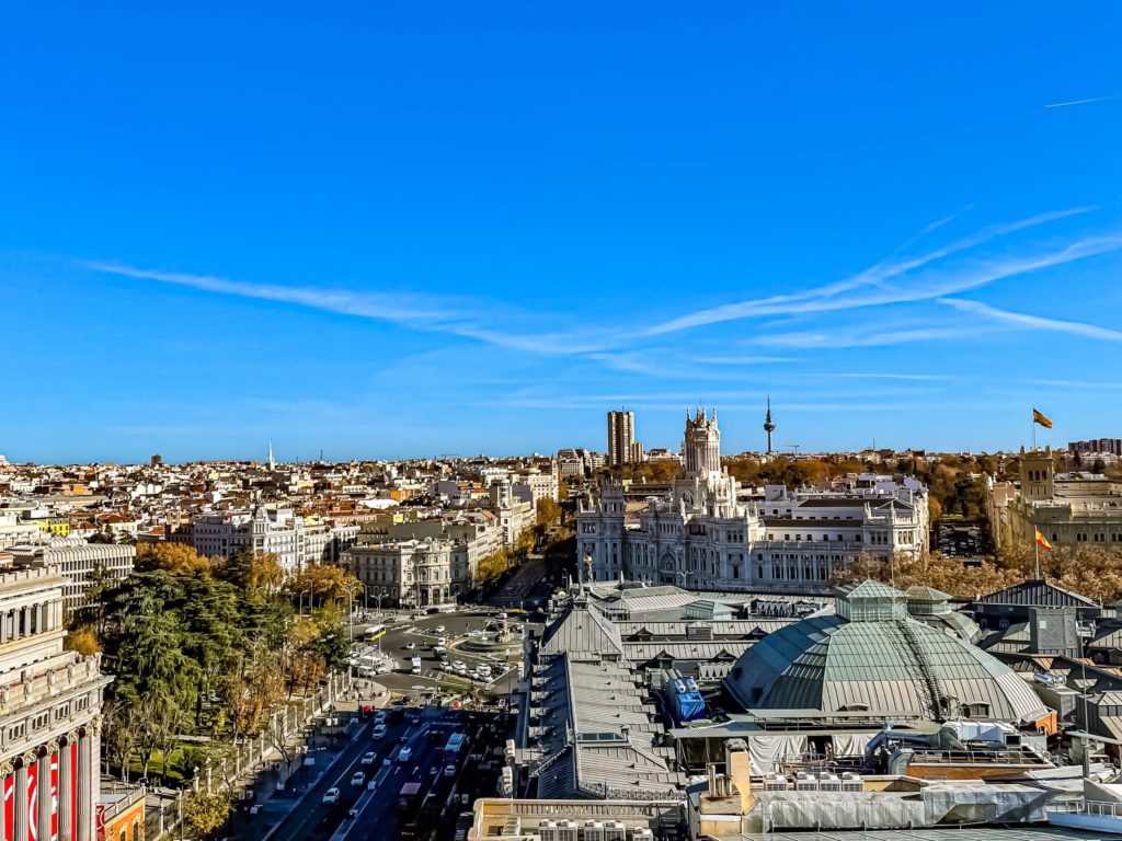Vue banque d'Espagne Madrid
