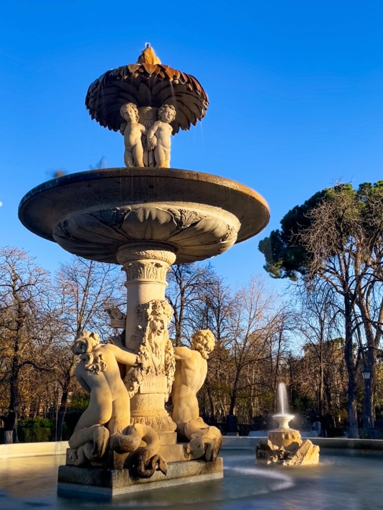 Fontaine El Retiro Madrid