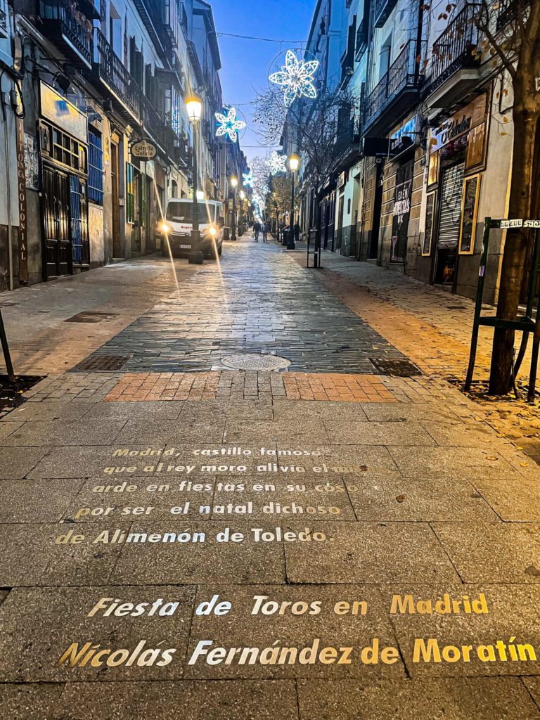 Barrio de las Letras Madrid