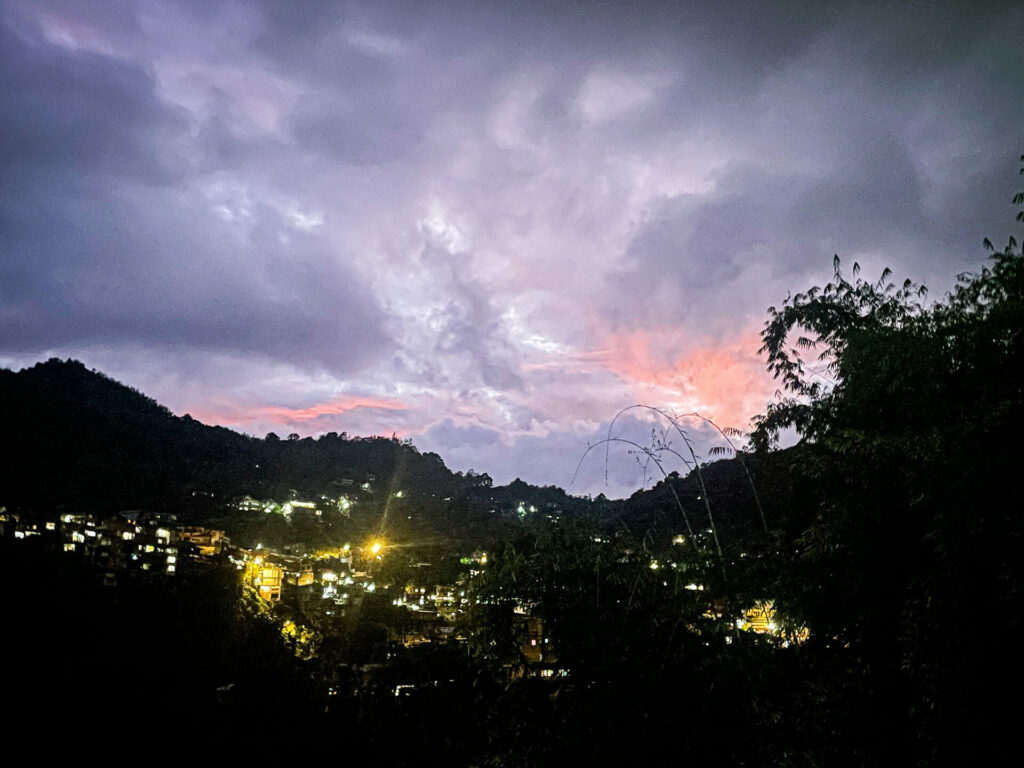 Vue depuis l'hôtel Banaue